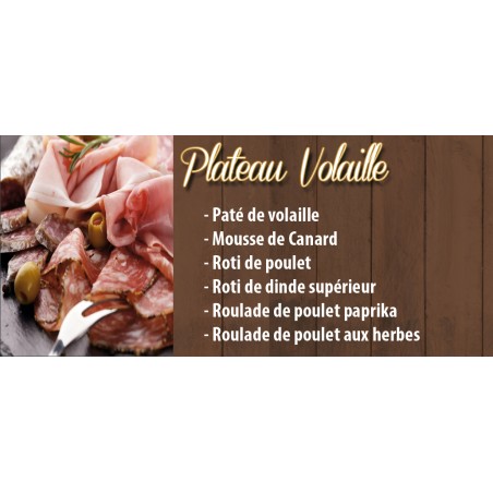 Plateau Charcuterie Volaille