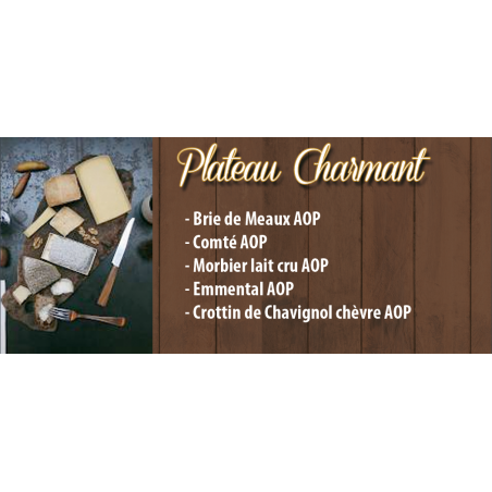 Plateau Fromage Charmant